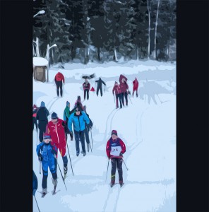 Illustrasjon på hvordan en vinter bør være i desember