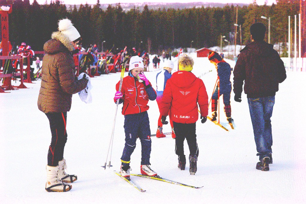 Like gamle, men slått i skirenn. 